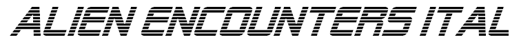 Alien Encounters Italic