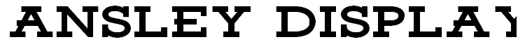 Ansley Display Black