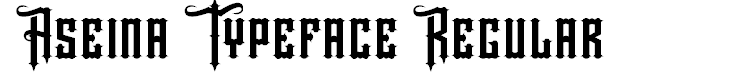 Aseina Typeface Regular
