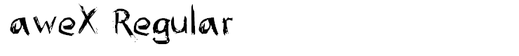 aweX Regular