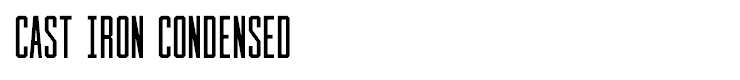 Cast Iron Condensed