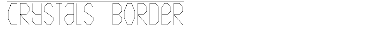 Crystals Border
