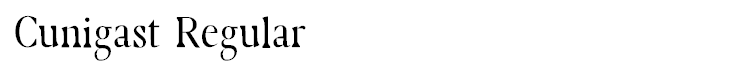 Cunigast Regular