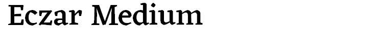 Eczar Medium