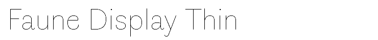 Faune Display Thin