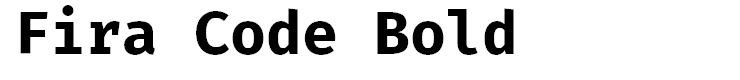 Fira Code Bold