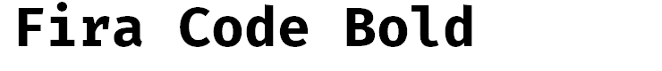Fira Code Bold