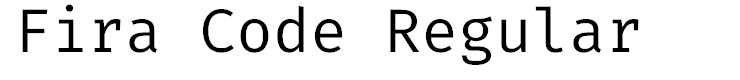 Fira Code Regular