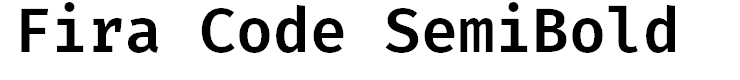 Fira Code SemiBold
