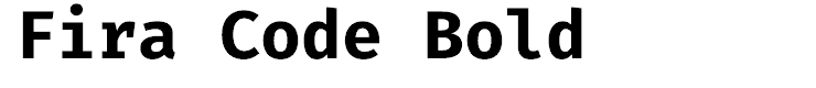 Fira Code Bold