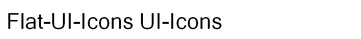 Flat-UI-Icons UI-Icons