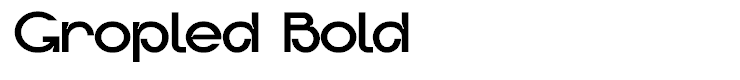 Gropled Bold