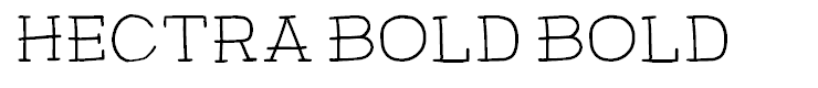 Hectra Bold Bold