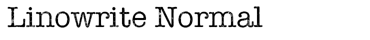 Linowrite Normal