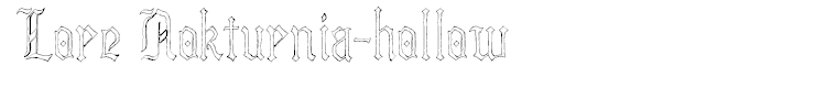Lore Nokturnia-hollow