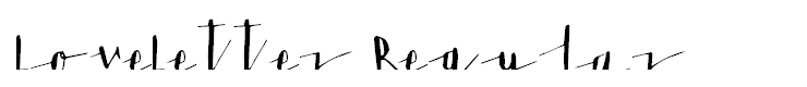 LoveLetter Regular
