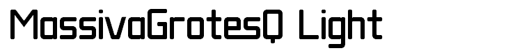 MassivaGrotesQ Light