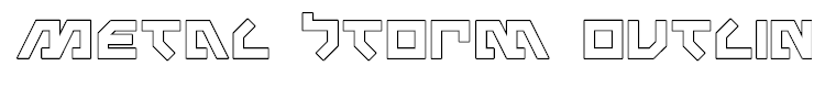 Metal Storm Outline Outline