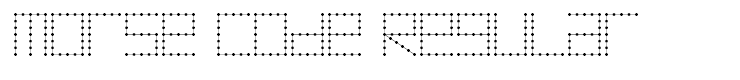 Morse Code Regular