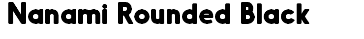 Nanami Rounded Black