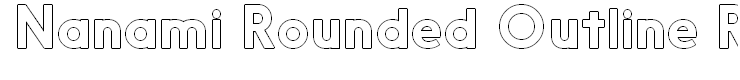 Nanami Rounded Outline Regular