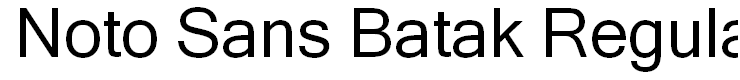Noto Sans Batak Regular