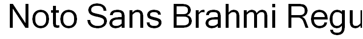 Noto Sans Brahmi Regular