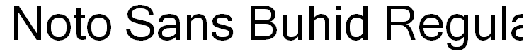 Noto Sans Buhid Regular