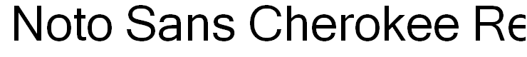 Noto Sans Cherokee Regular