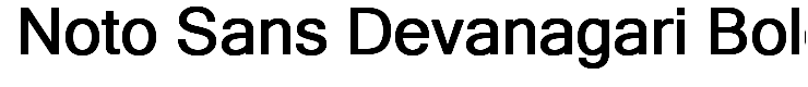 Noto Sans Devanagari Bold