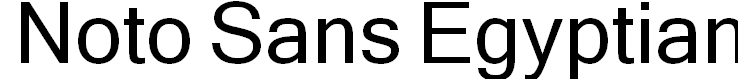 Noto Sans Egyptian Hieroglyphs Regular