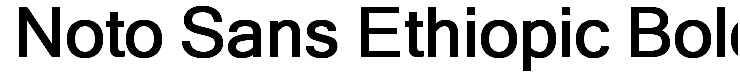Noto Sans Ethiopic Bold