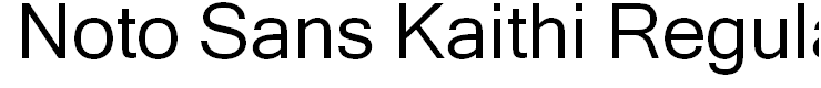 Noto Sans Kaithi Regular