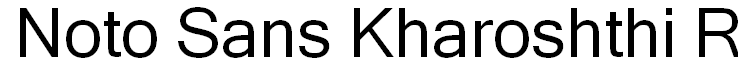 Noto Sans Kharoshthi Regular