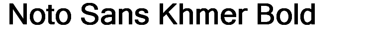 Noto Sans Khmer Bold