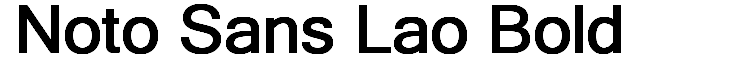 Noto Sans Lao Bold