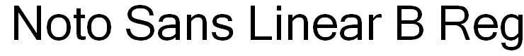 Noto Sans Linear B Regular