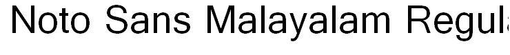 Noto Sans Malayalam Regular