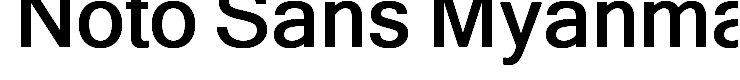 Noto Sans Myanmar Bold