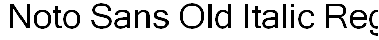 Noto Sans Old Italic Regular