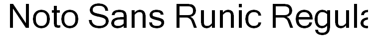 Noto Sans Runic Regular