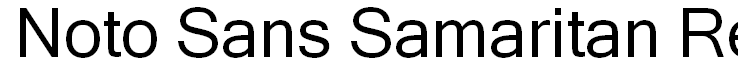 Noto Sans Samaritan Regular