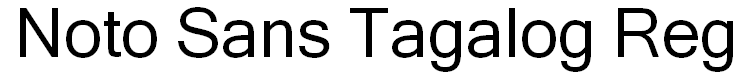 Noto Sans Tagalog Regular
