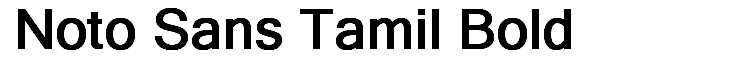 Noto Sans Tamil Bold