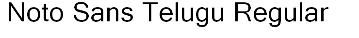 Noto Sans Telugu Regular