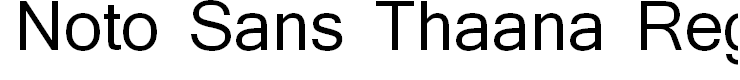 Noto Sans Thaana Regular