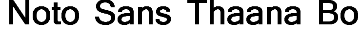 Noto Sans Thaana Bold