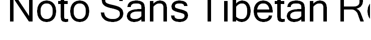 Noto Sans Tibetan Regular
