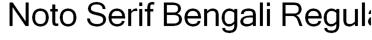 Noto Serif Bengali Regular