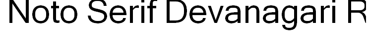 Noto Serif Devanagari Regular